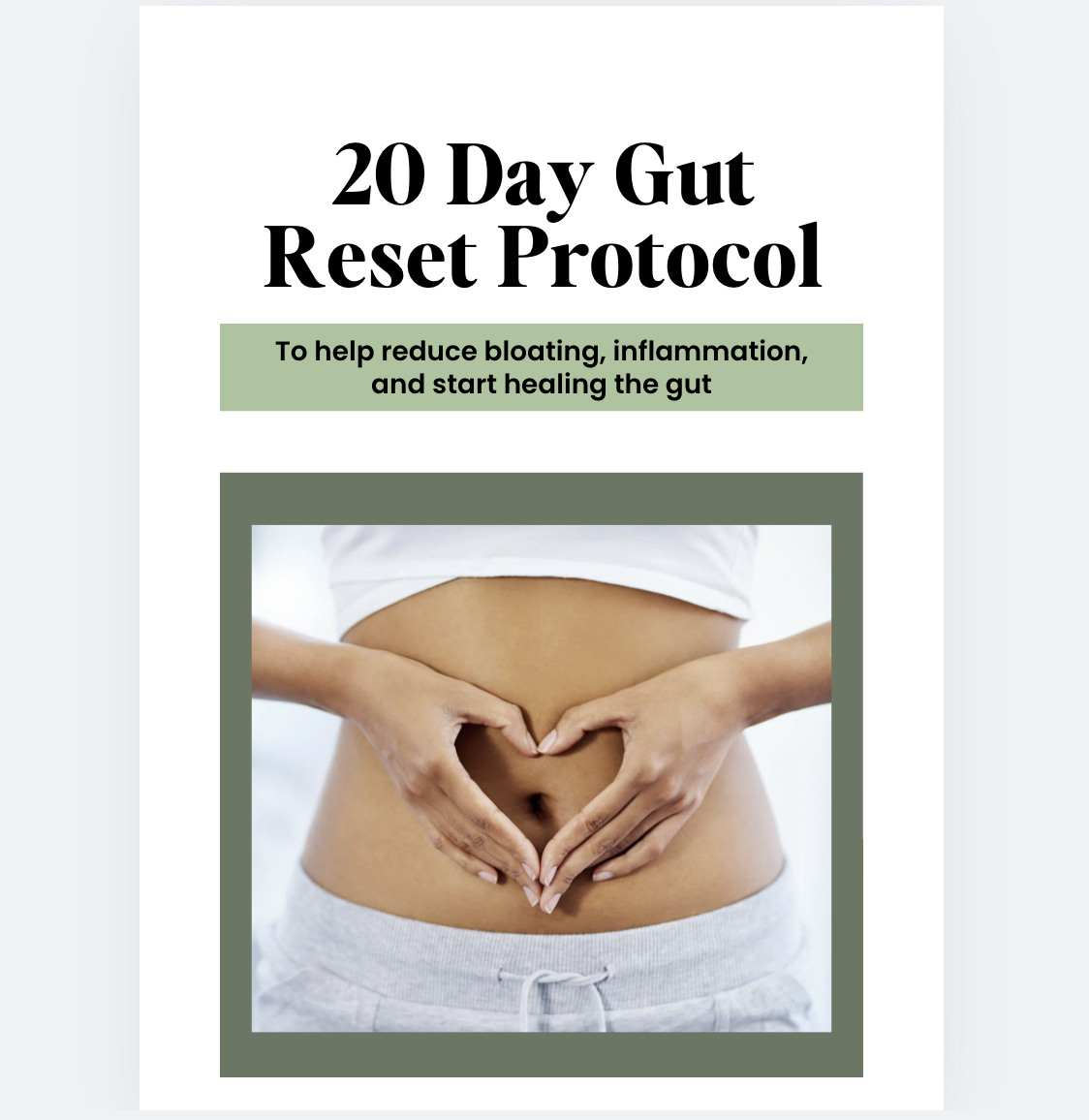 20-Day Gut Reset Protocol