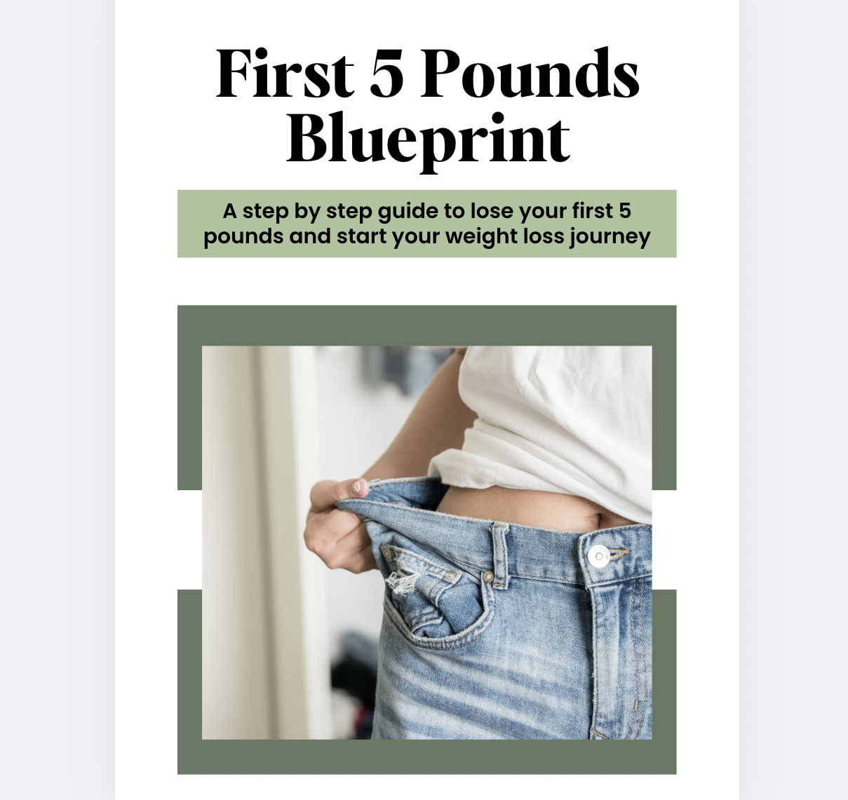 First 5 Pounds Blueprint