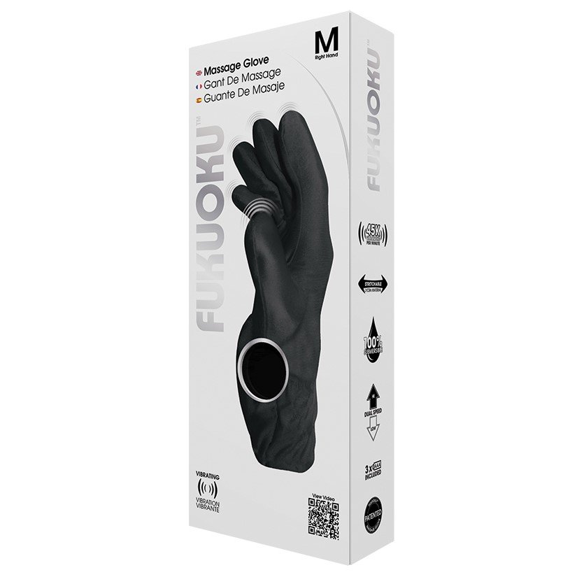 Fukuoku Five Finger Massage Glove-Black Right Hand 1.jpeg