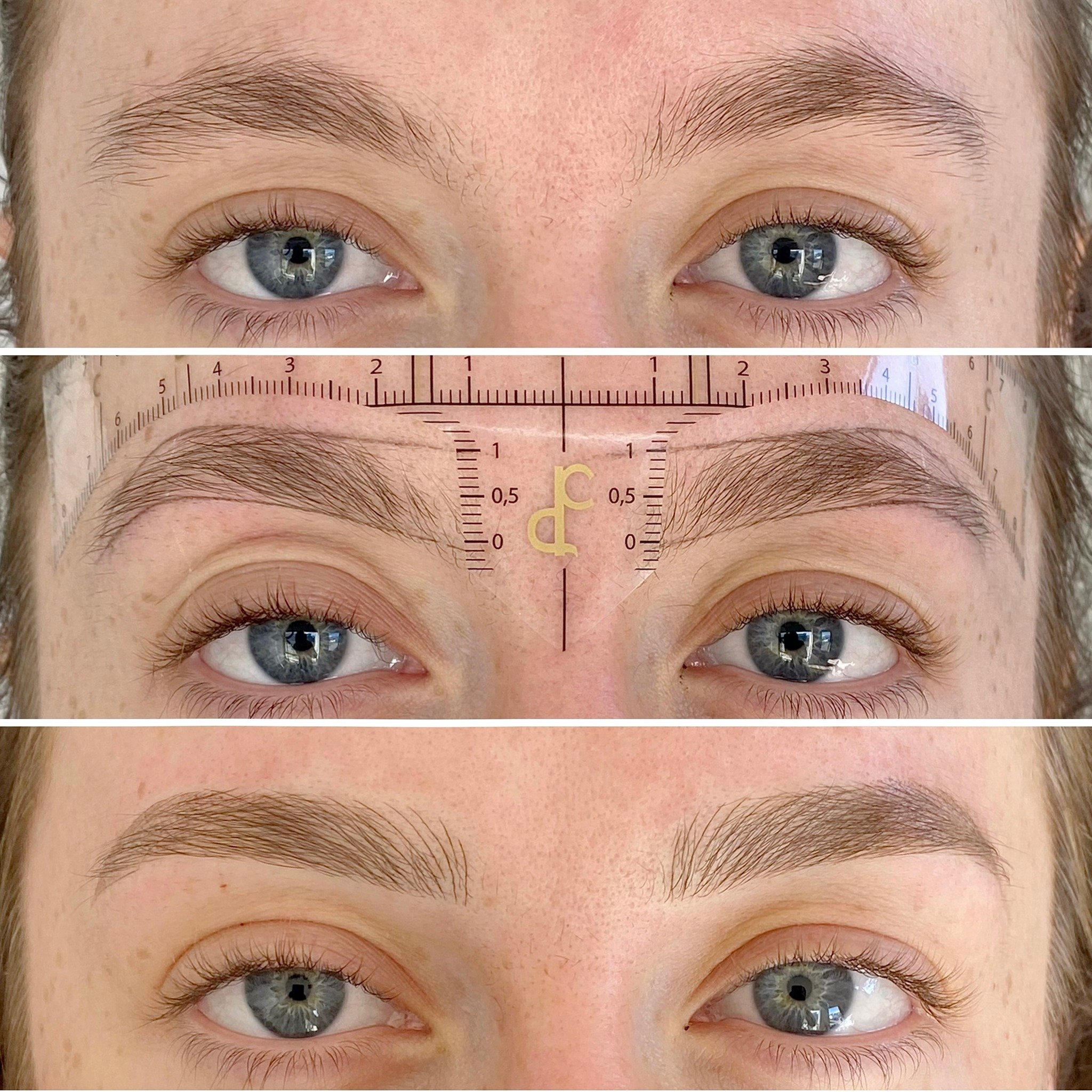 Before&hellip;. Mapped out for Microblading&hellip; after 🪄 
adding a beautiful soft lift to these beautiful soft brows.

Mapping is honestly such a favourite part of the tattoo process!! I get so excited to pin point exactly where the differences a