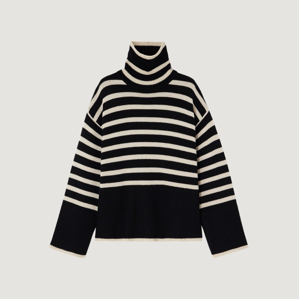 Striped Knit Sweater