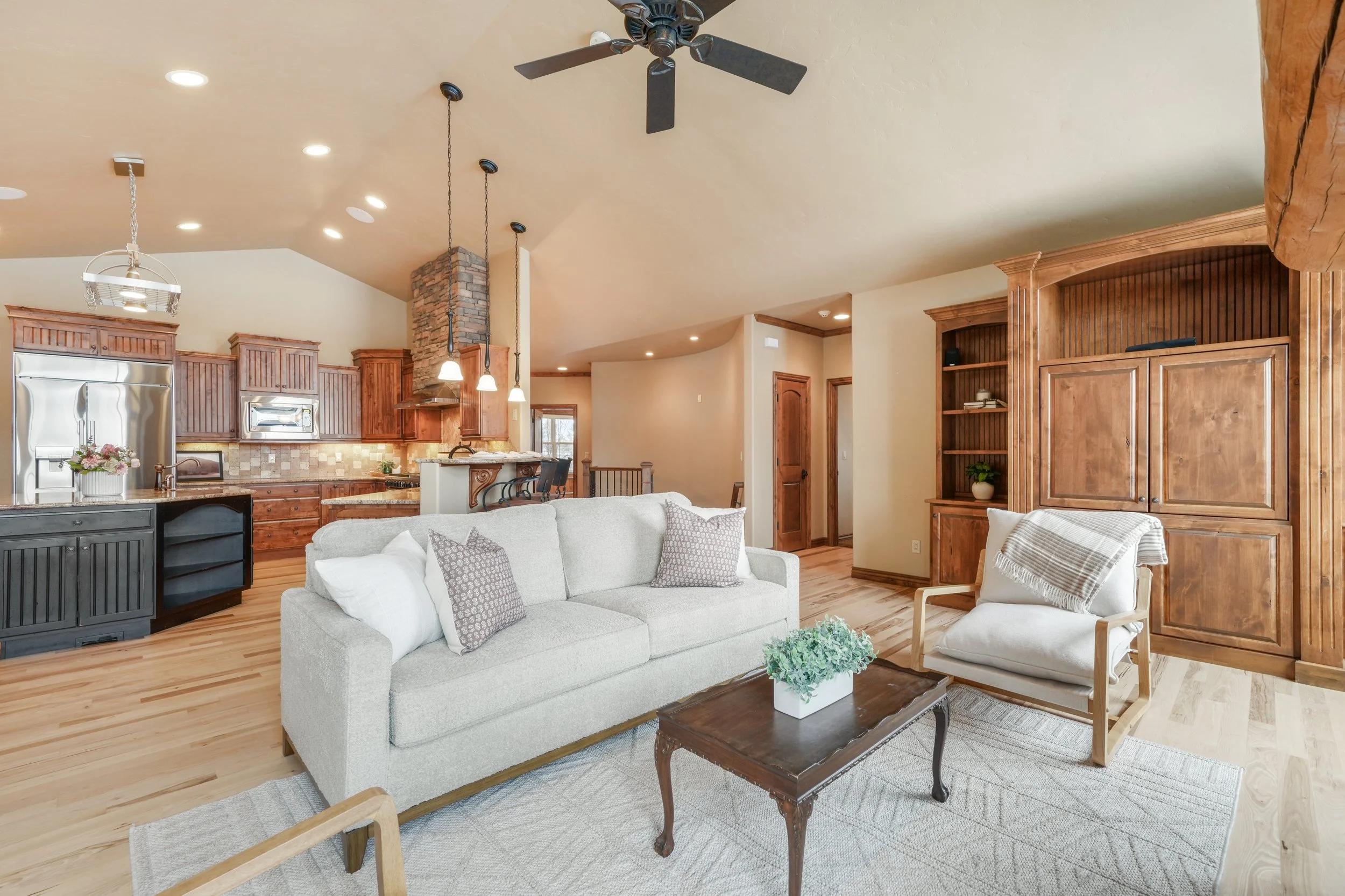 Family Room & Kitchen