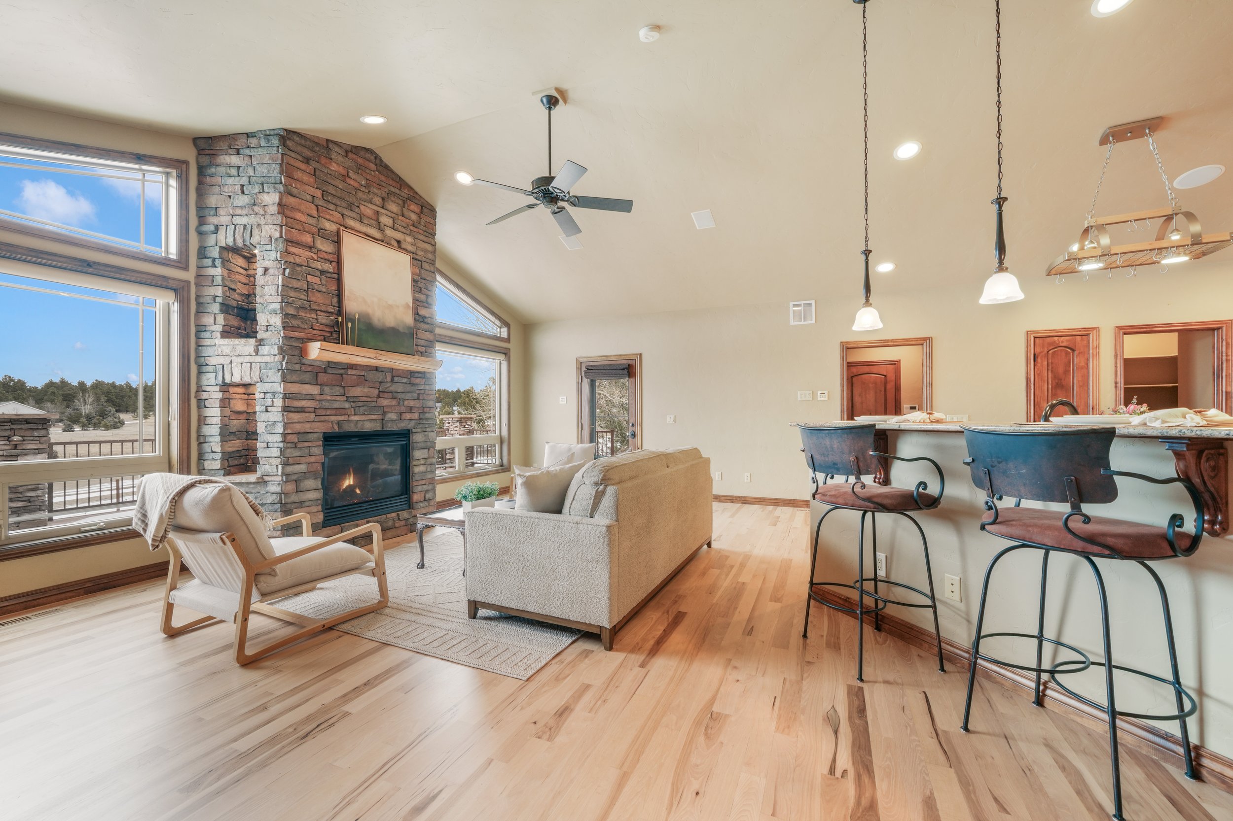 Family Room & Kitchen