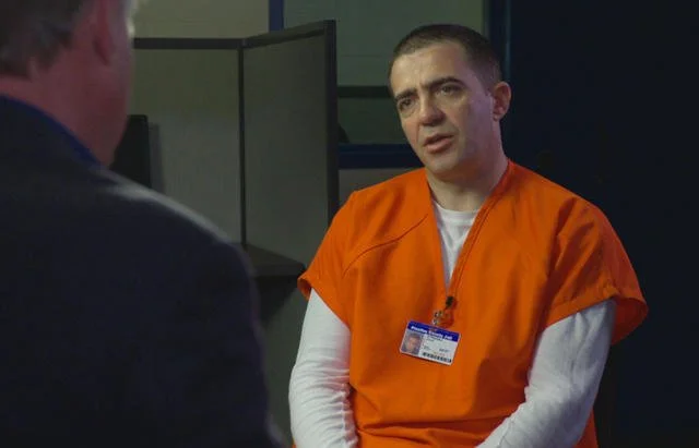 Screenshot from 48 Hours interview of Anton Stragaj