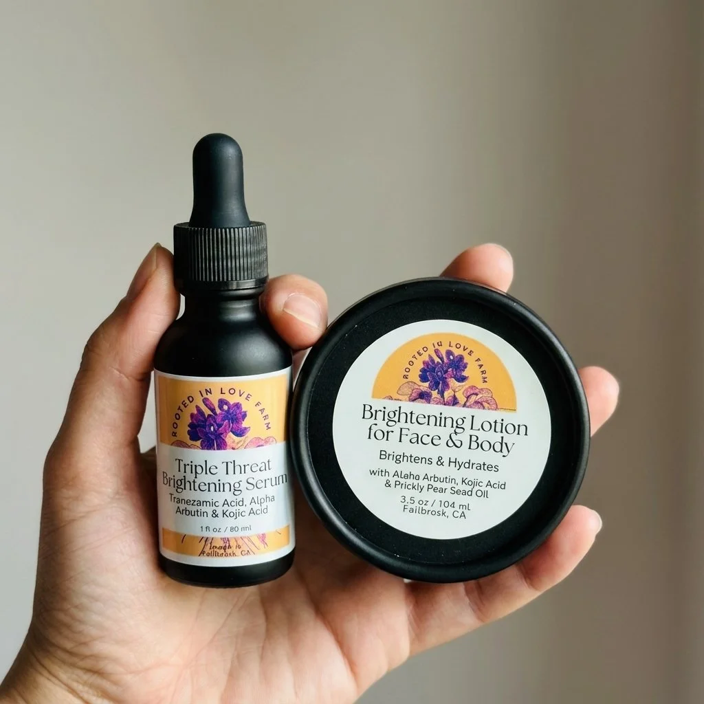 ⭐⭐⭐⭐⭐ Brightening Duo. So helpful and knowledgeable. I am looking forward to replacing my old treatment with this skin-friendly version. - Joelle