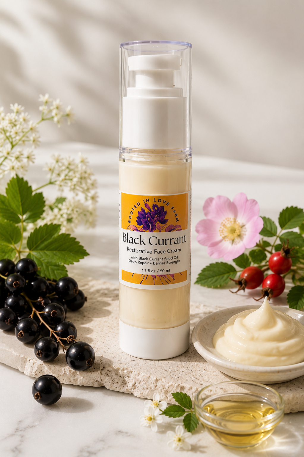 Black Currant Restorative Face Cream with botanicals and cream.png