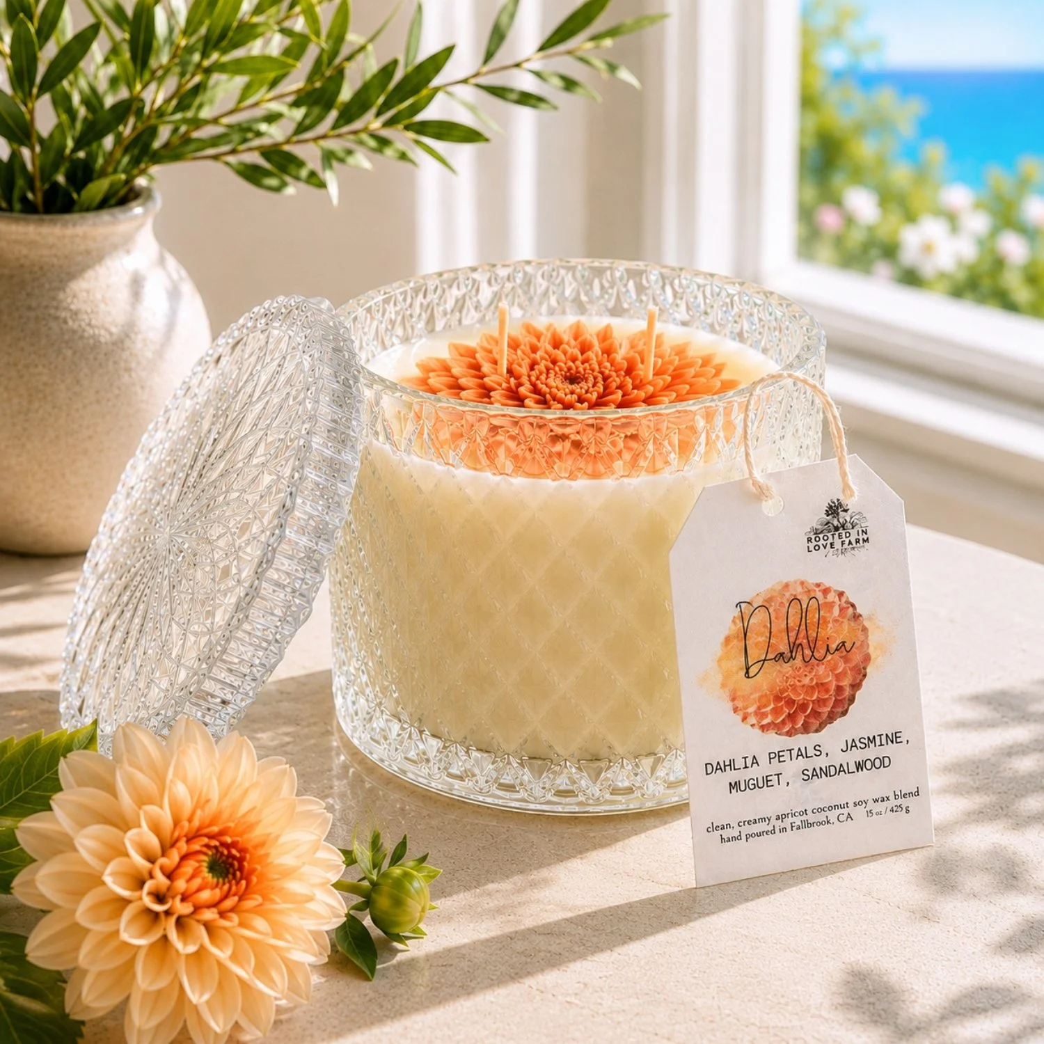 Dahlia Candle