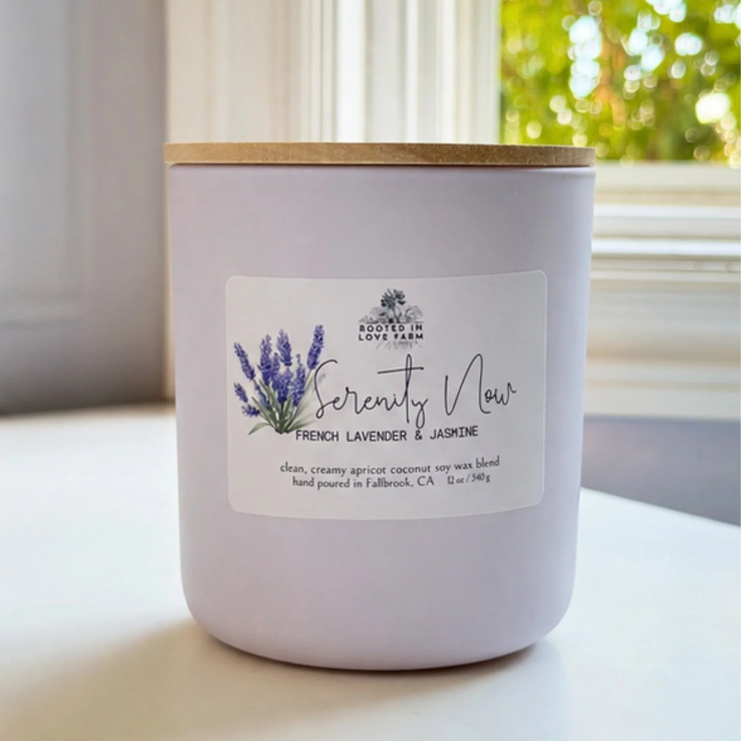 Serenity Now 12 oz candle front view with lid.jpg