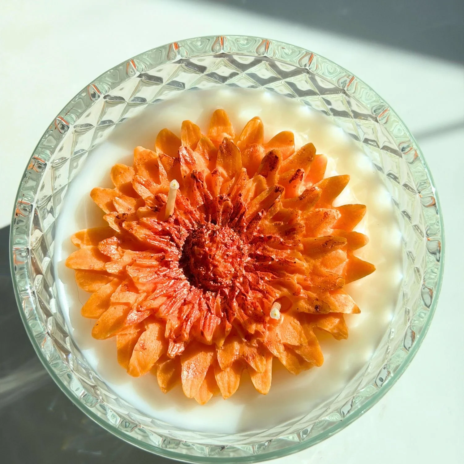 Dahlia Candle without lid close up top.jpg