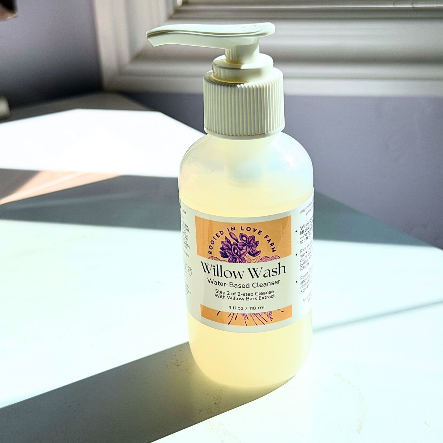 Willow Wash Face Cleanser Angled top view clean background.jpg