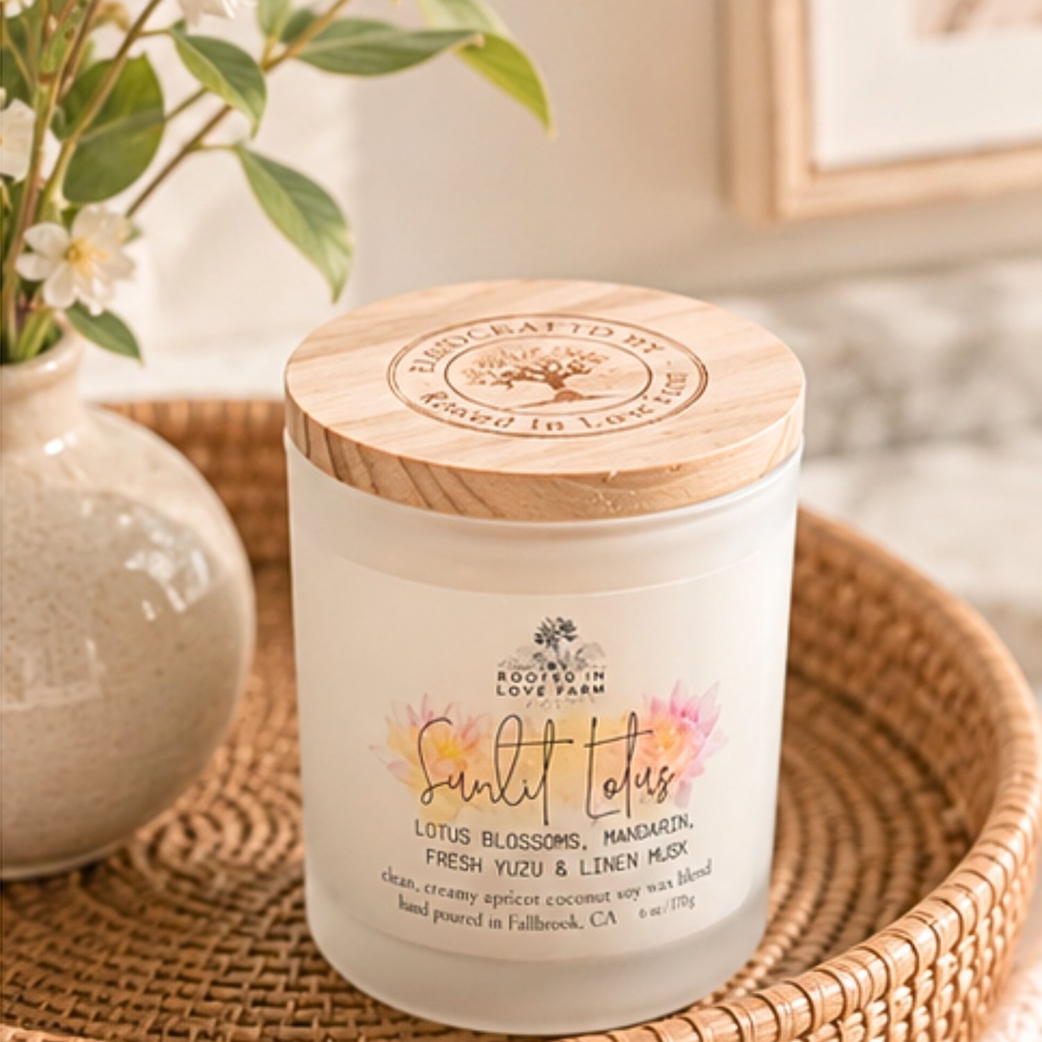 Sunlit Lotus 6 oz front lit with lid.jpg
