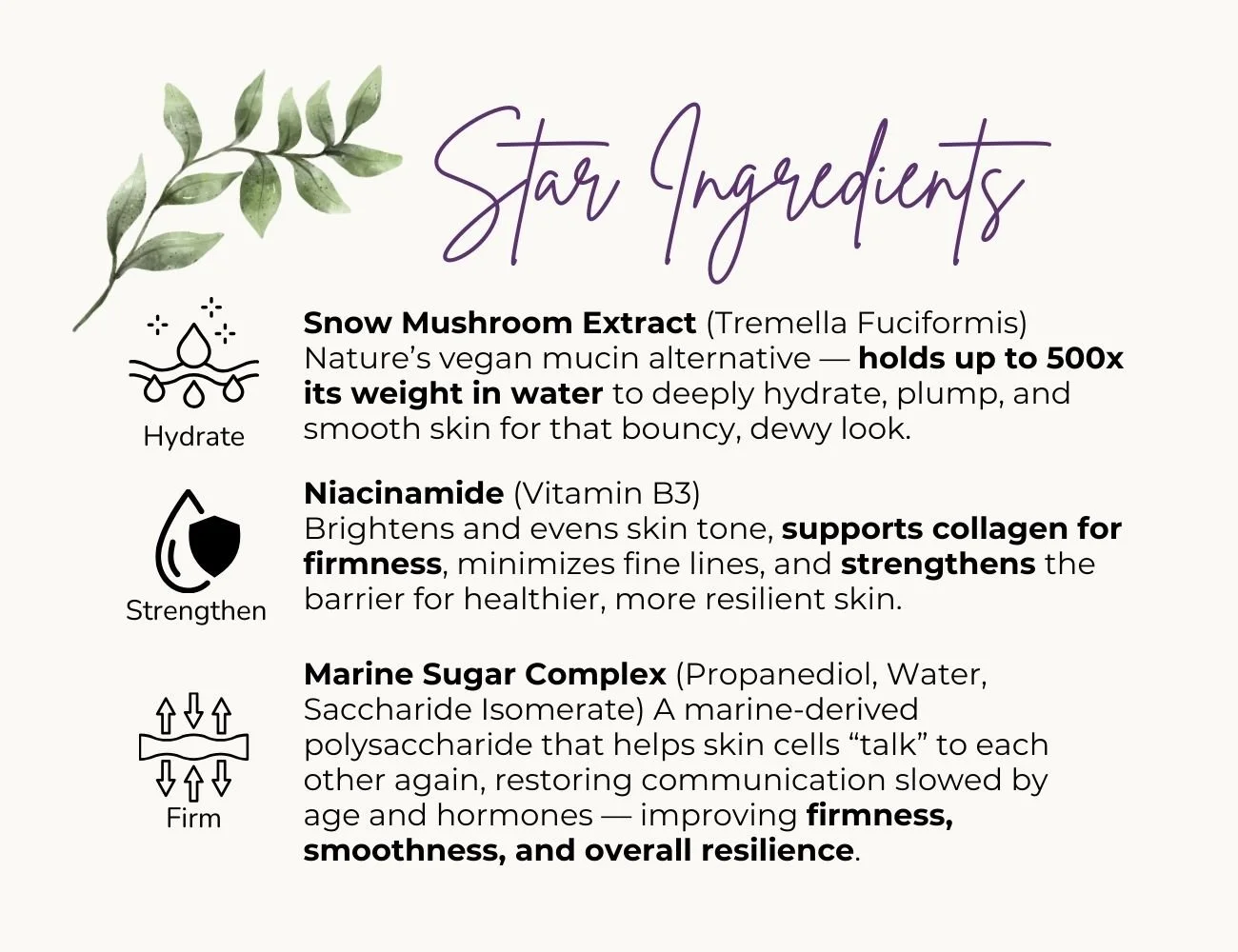Star Ingredients information about PlantMucin Essence by Rooted in Love Farm