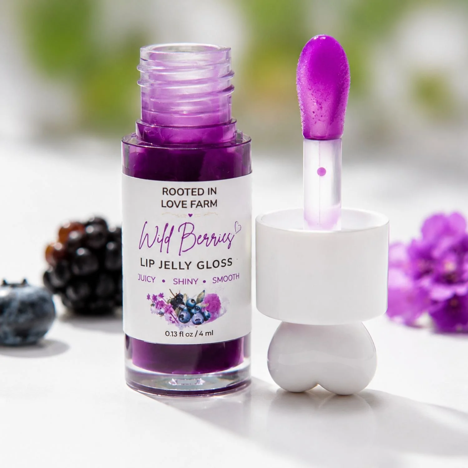 Wild Berries Lip Jelly Gloss with applicator close up.jpg