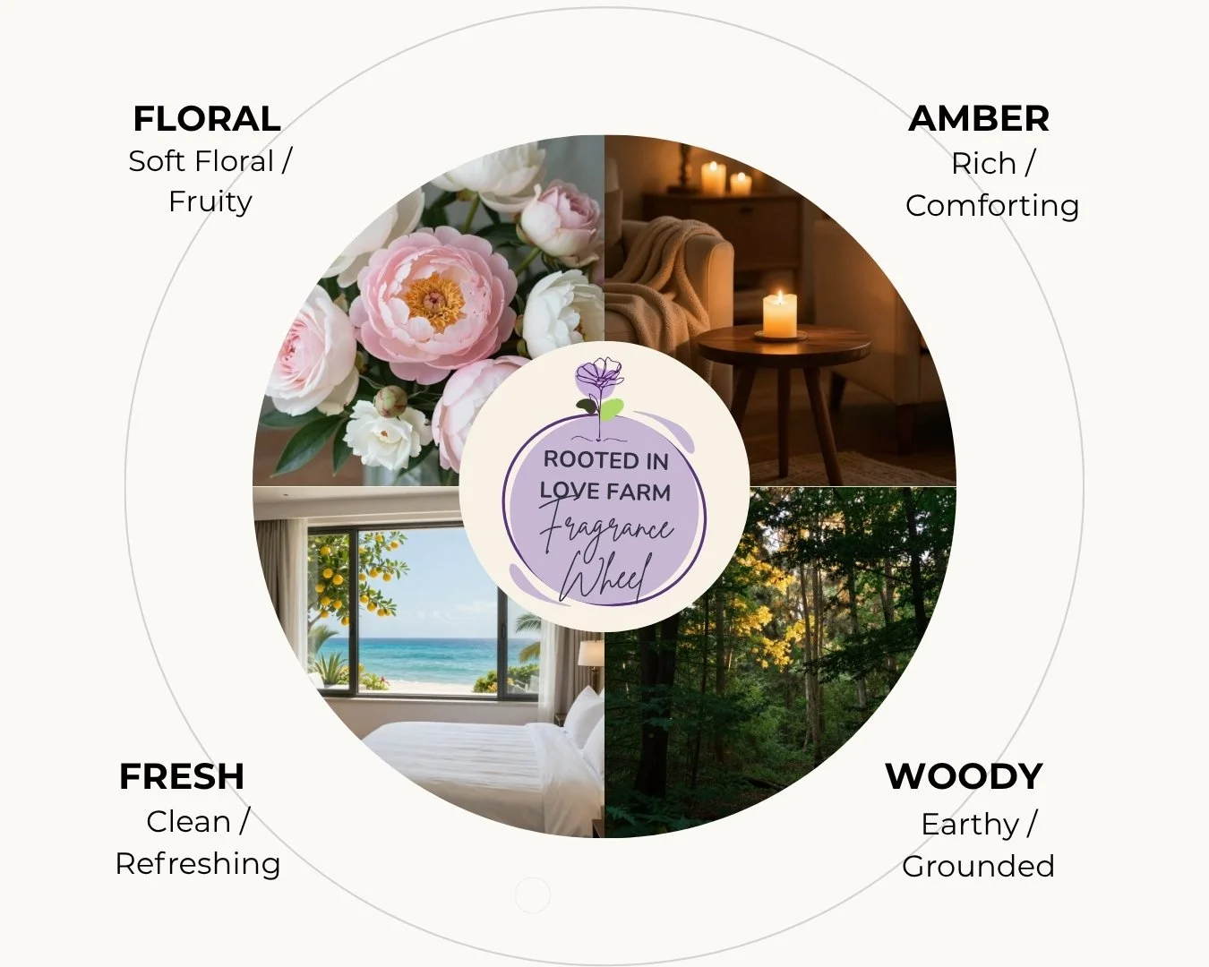 Fragrance Family Wheel Rooted in Love Farm