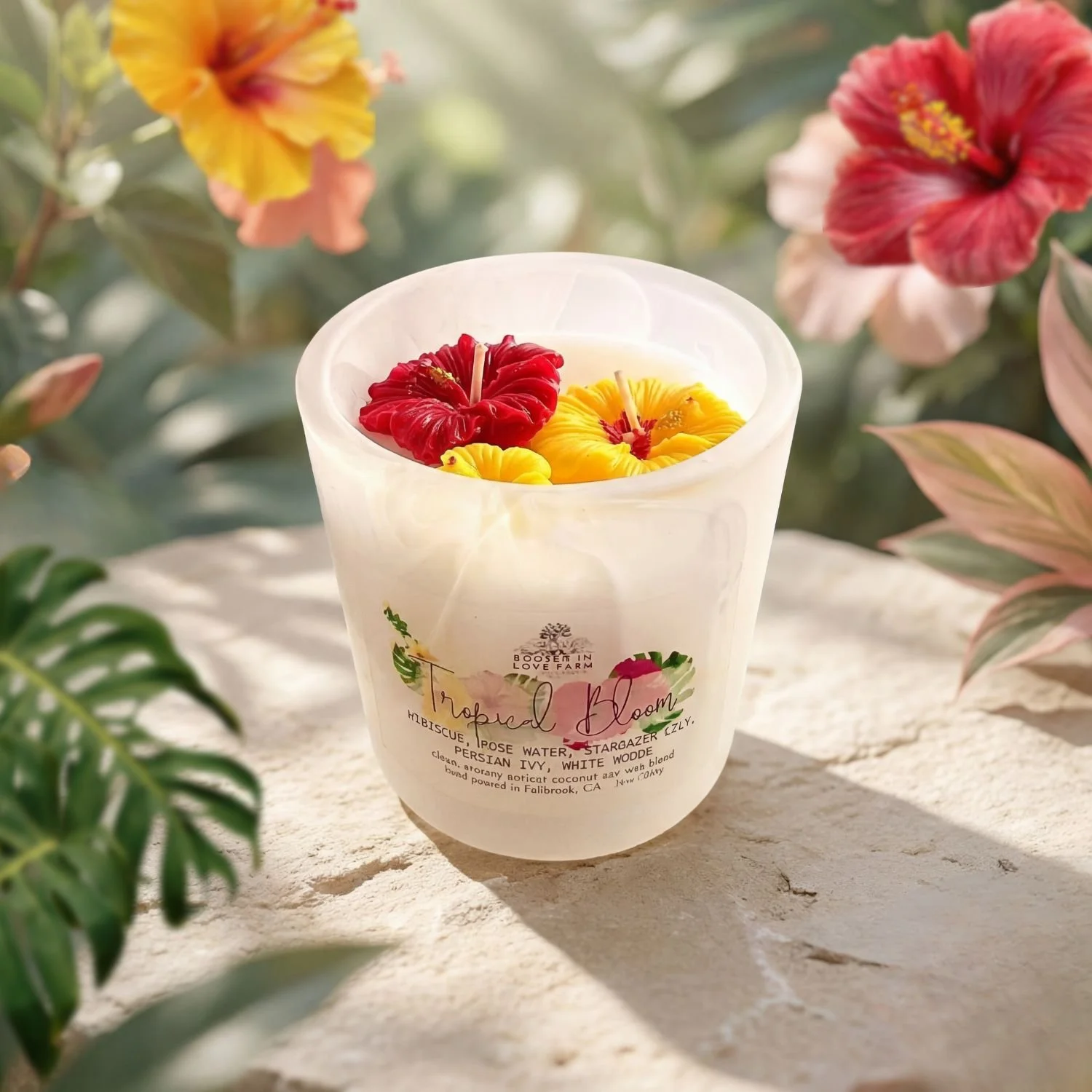 Tropical Bloom Candle
