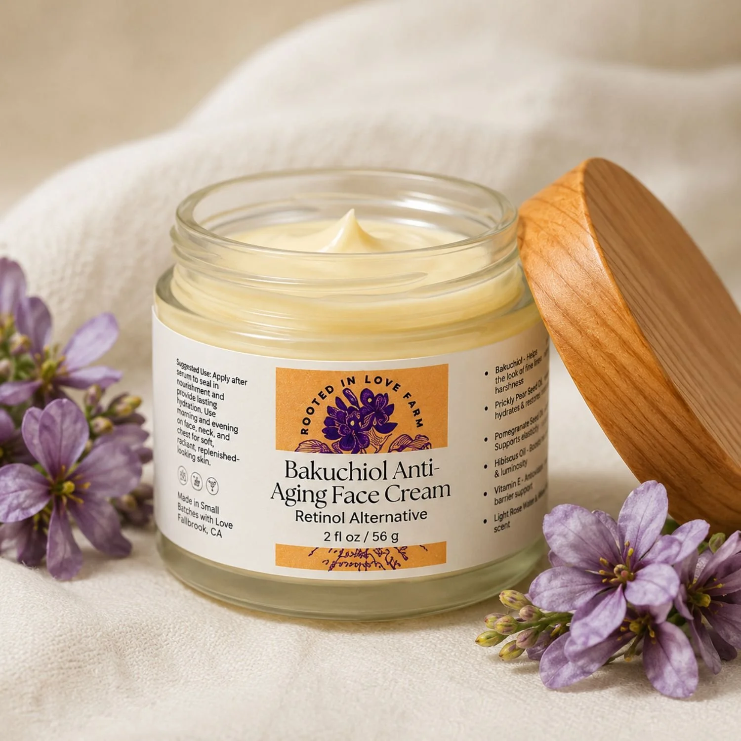 Bakuchiol Face Cream with lid angled to side.jpg