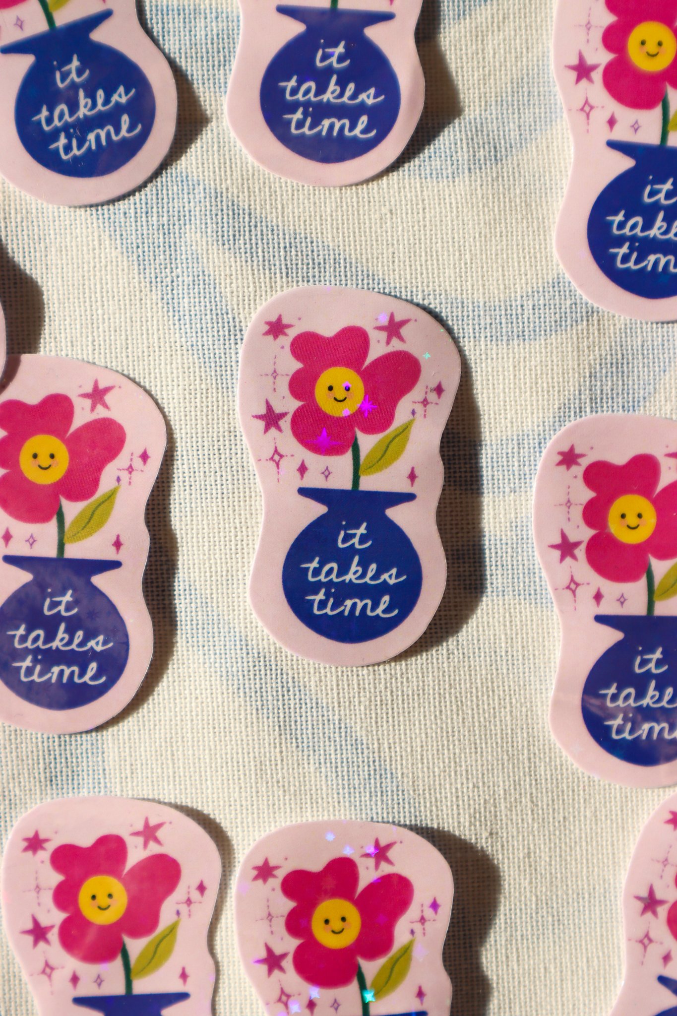 It Takes Time Sticker