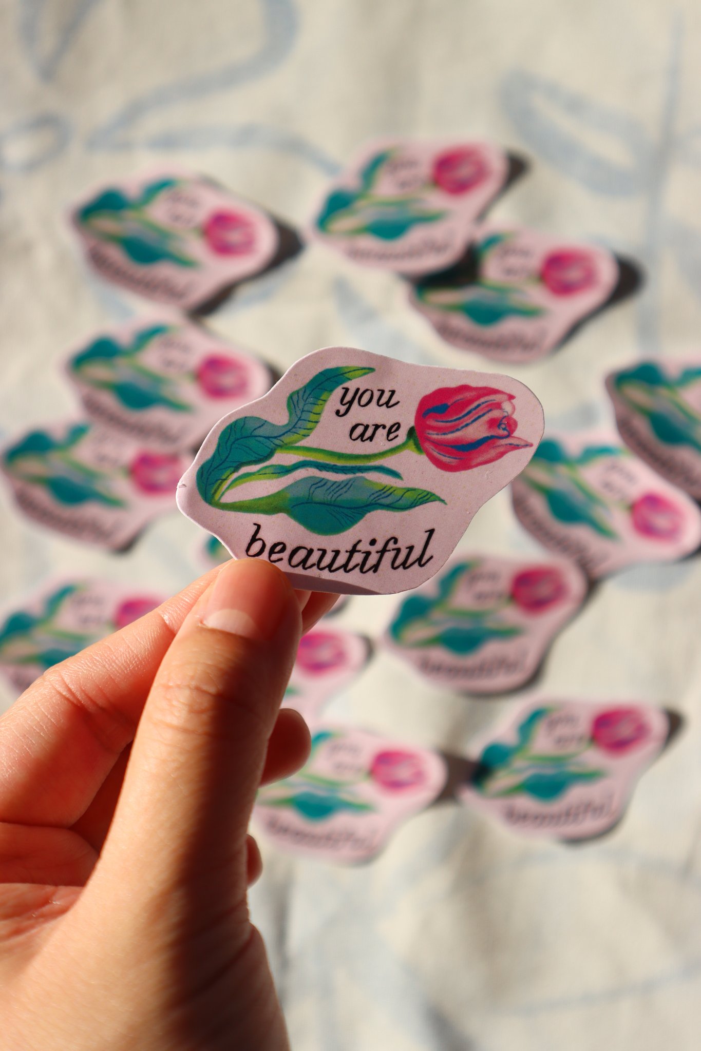 You Are Beautiful Sticker