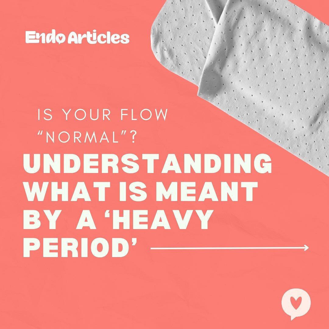 &quot;Is Your Flow 'Normal'? Understanding what is meant by a &lsquo;Heavy Period&rsquo; 🩸💬 

We recently wrote an article that sheds light on the often unspoken topic of heavy periods, or 'menorrhagia.' Break the silence and empower yourself by un