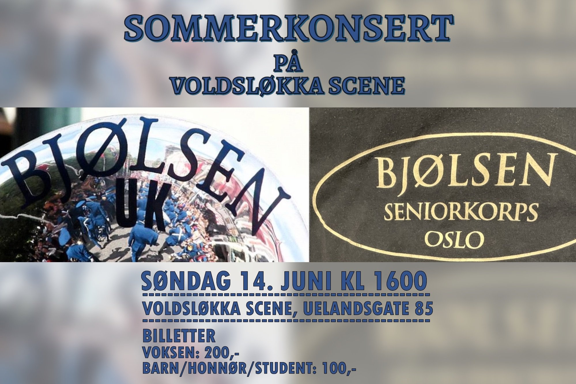 Bjølsen Ungdomskorps &amp; Bjølsen Seniorkorps: Sommerkonsert