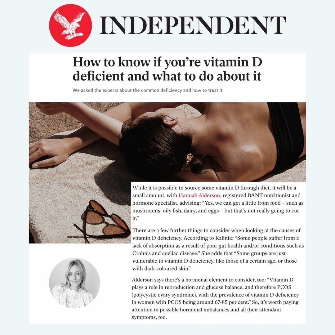 ☀️ Is your vitamin D adequate?

It seems like the sun has finally arrived over in the UK this week, and about time too. So you may have put vitamin D to the back of your mind - but you most likely could still be deficient if you live in the UK.

It w