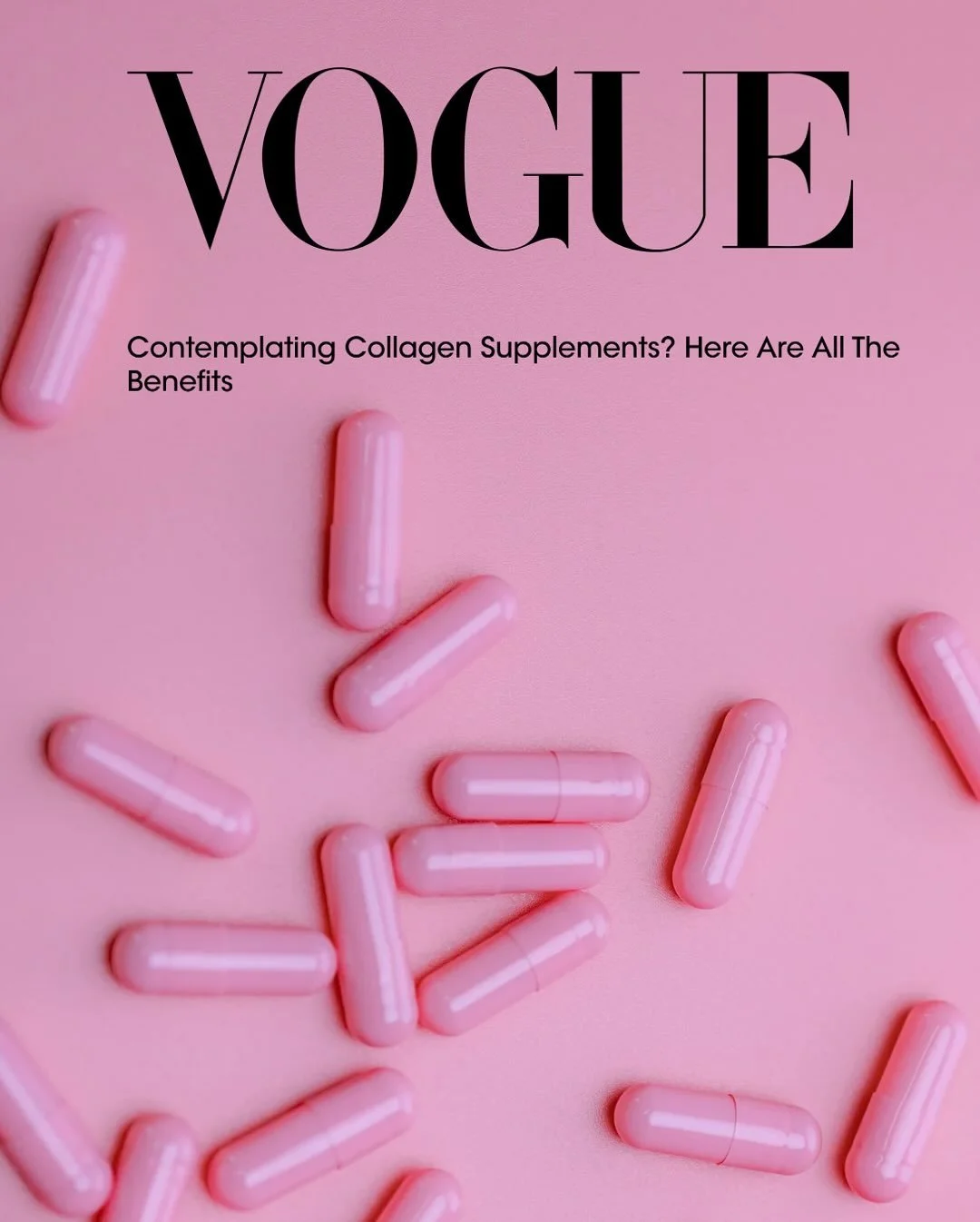 VOGUE USA 🇺🇸 What an honour to talk all things collagen &amp; supplements with you! 

Thank you as always to @morganfargo for the feature in such a fabulous piece 🫶🏻

Read the full piece on Vogue @voguemagazine online now!

Follow @hannahalderson