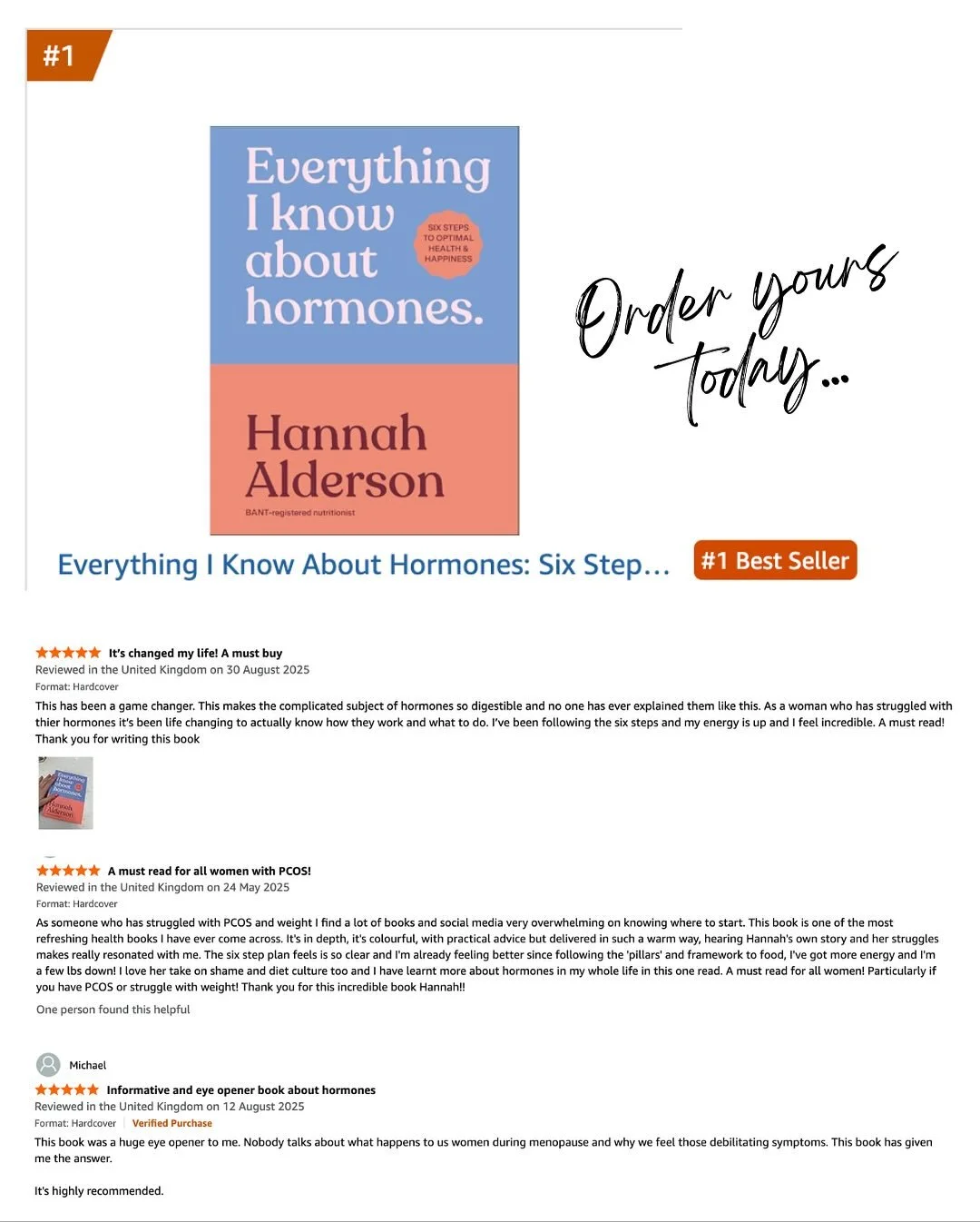 5 months of my debut book Everything I know about Hormones - six steps to health and happiness @dklivinguk &amp; I could not prouder! 🥹 

A bestseller, 5 star reviews, published in UK, America, Australia, in German 🇩🇪 and in Thai 🇹🇭 🤯 And featu