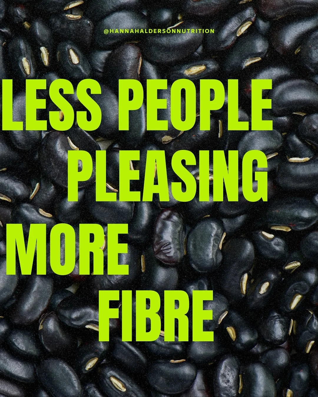 Your weekend mantra 💁🏼&zwj;♀️

But seriously, less people pleasing &amp; more fibre please! It's really important when creating the best environment for your hormones to thrive 🫶🏻

Love Hannah x 

________
#fibre #highfibre #motivational #motivat
