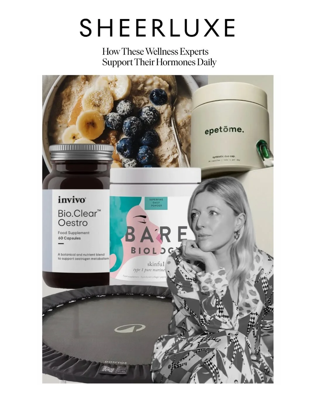 How do I support my hormones daily? 

We'll head over to SHEERLUXE.COM to find out. The fabulous @toralicewest dives into this wonderful topic 🫶🏻

Mentioning some of my favs! @barebiology @epetome_co @invivohealthcare 

How These Wellness Experts S