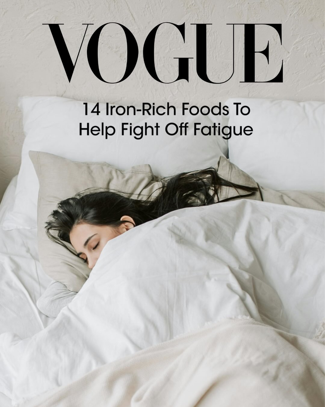 If you're feeling the January fatigue has hit, you might want to think about maximising your iron intake 🥩 🍃 

It was an honour to chat to @britishvogue on how to do just this! Head over to VOGUE.CO.UK to read the full feature. Than you @morganfarg