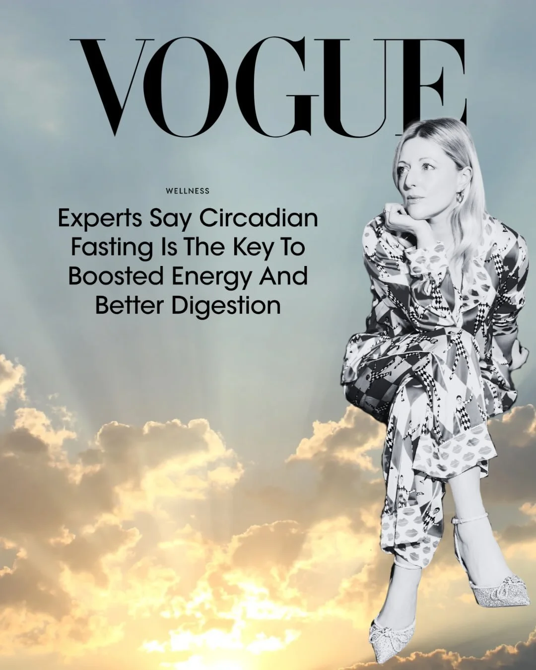 Circadian fasting! What an honour to chat to @britishvogue this week 🤘🏻

Did you know Cortisol follows a predictable circadian pattern across the day. It rises sharply in the morning to help wake you and mobilise energy to boost that motivational g