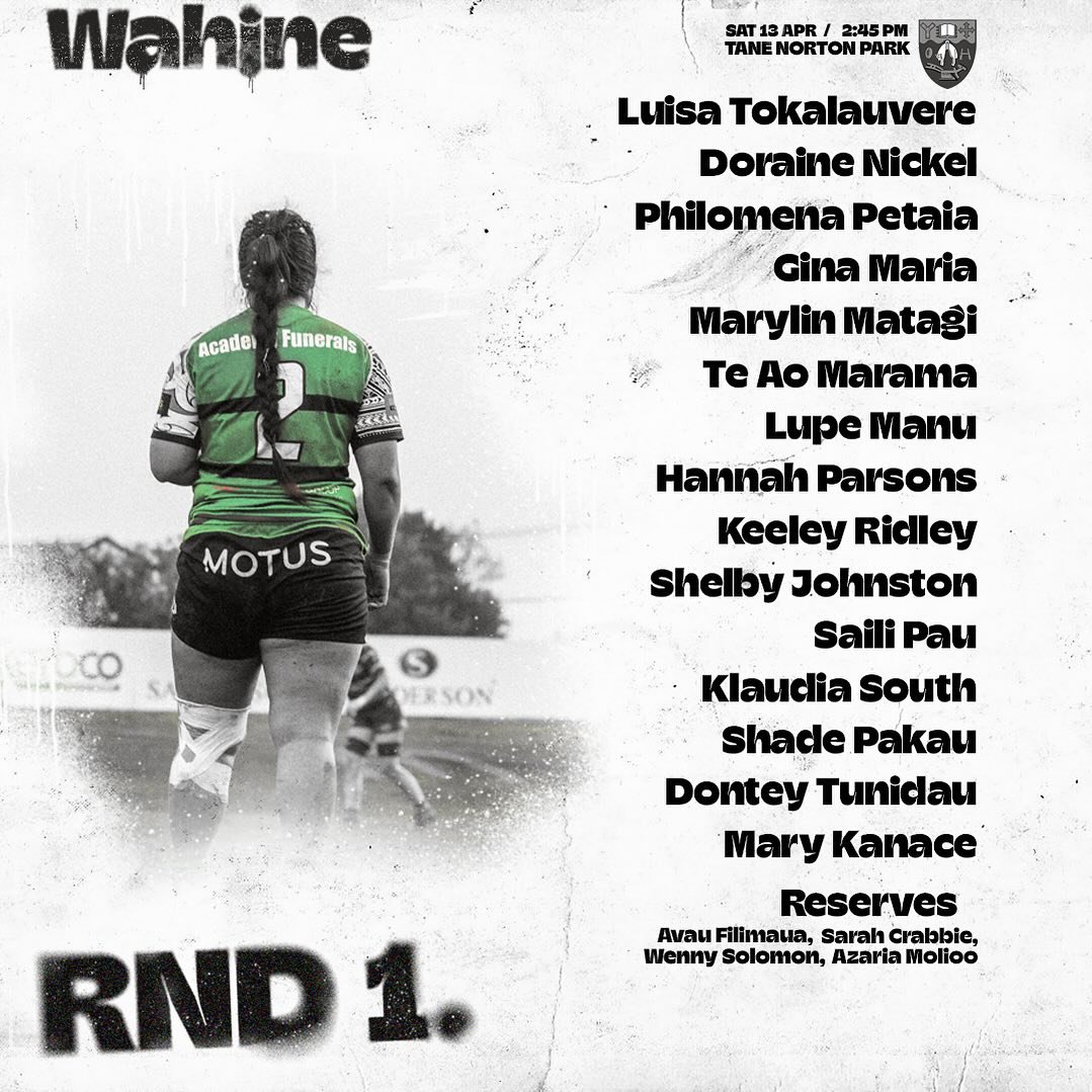 RND 1. 

Wahine set to take on @uc.rugby on Saturday 

⏱️ 2:45 
🏟️ Tane Norton Park