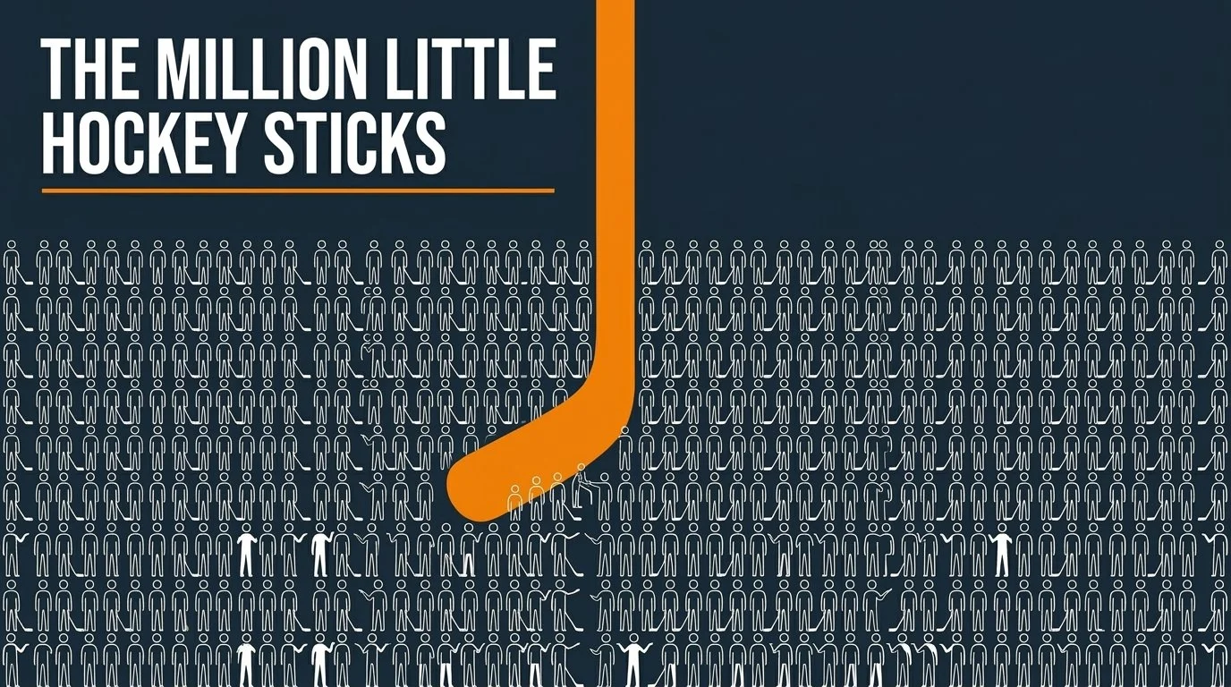 THE MILLION LITTLE HOCKEY STICKS