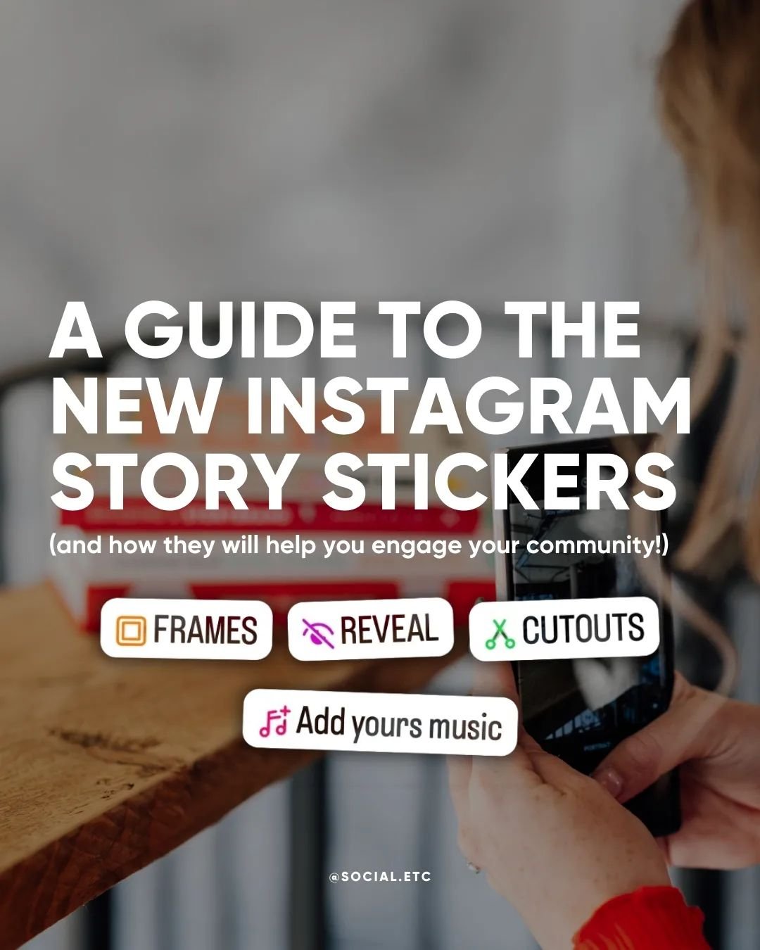 NEW INSTAGRAM STICKER DROP 🔔

In addition to the (slightly confusing) Instagram Sticker Story layout, some new stickers have dropped overnight.

Here is the lowdown on the four new stickers: 

🖼️ FRAMES - Tap or shake to reveal a photo.

🔎 REVEAL 