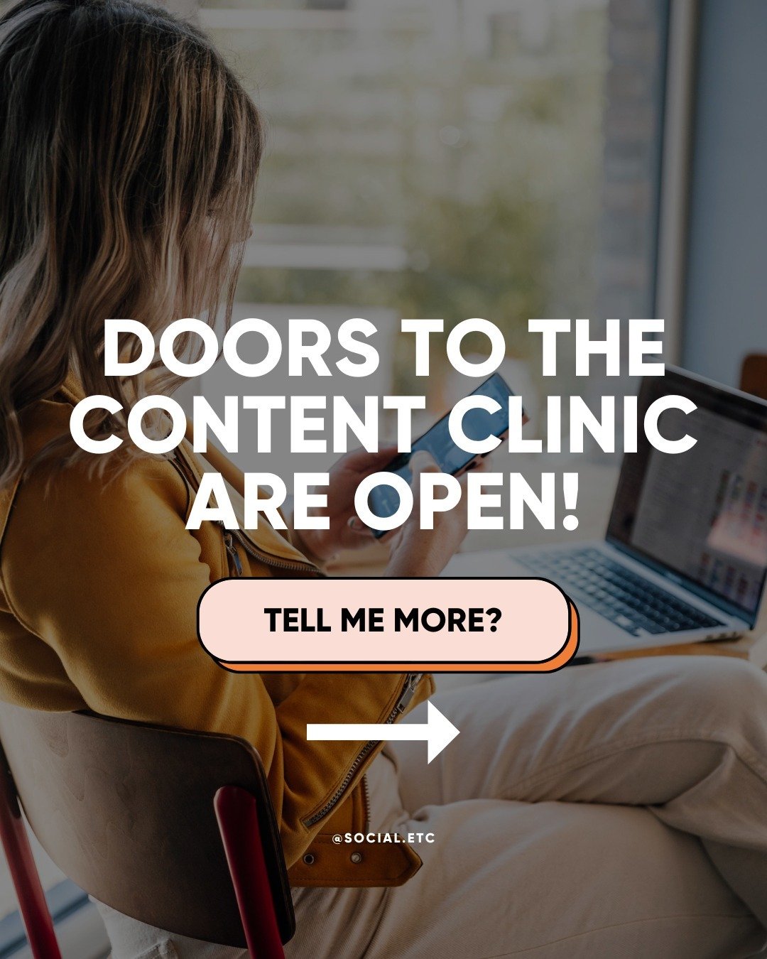 Doors to The Content Clinic are now open!

Are you ready to finally elevate your content game and make a big impact? Then join us!

For only &pound;85 per month, you'll get:

&ndash; Two workshops each month: One dedicated to learning from myself or 