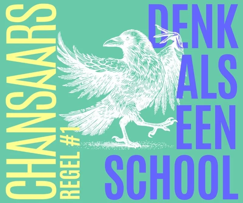 Regel #1: Denk als een school, tenzij je liever wacht op een witte raaf…