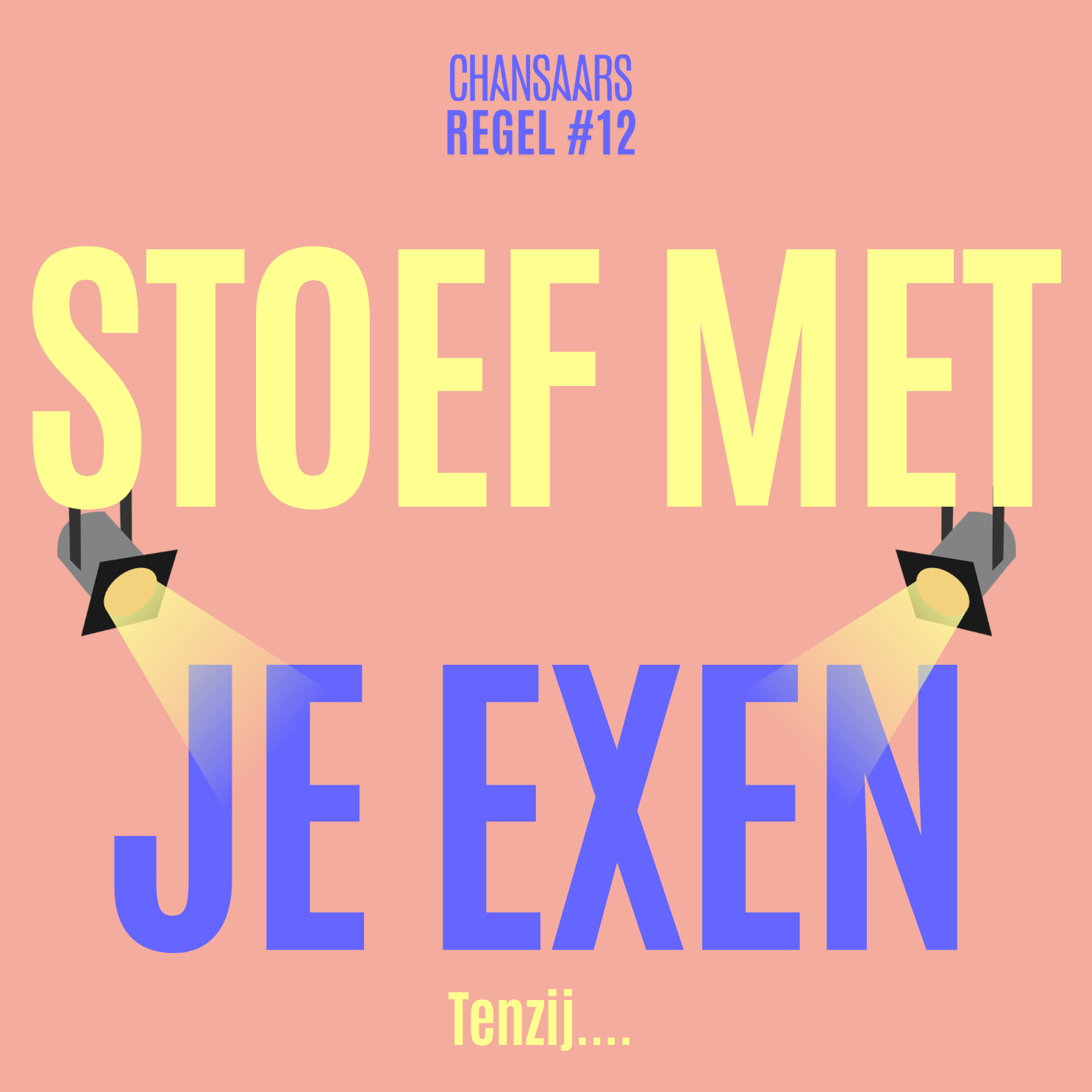 Regel #12: Stoef met je exen, tenzij je liever doet alsof er nooit iemand vertrekt.