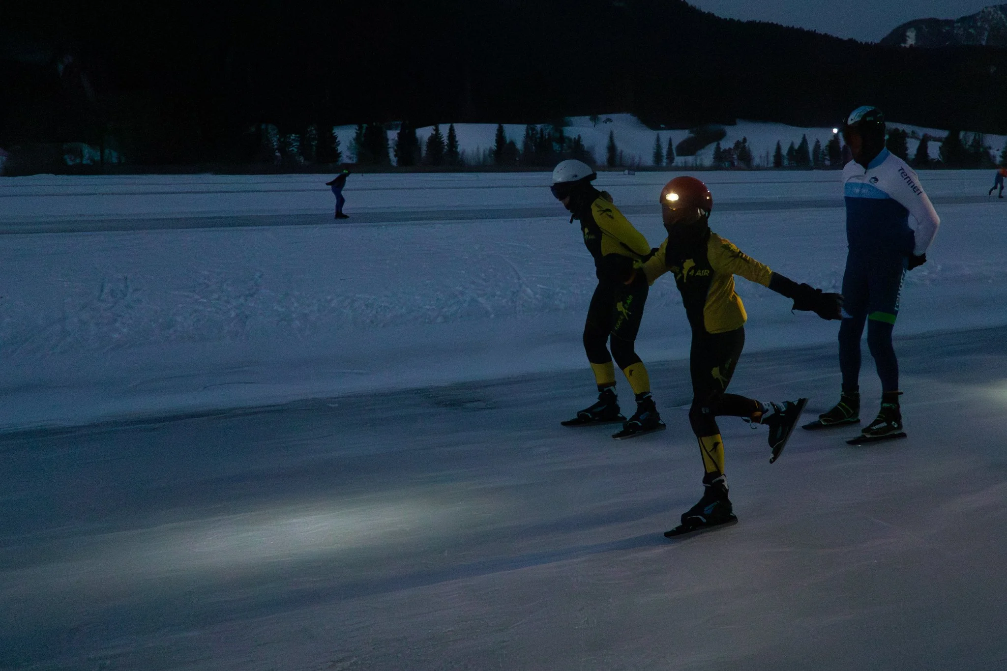 Skate4AIR schaatsers op de Weissensee