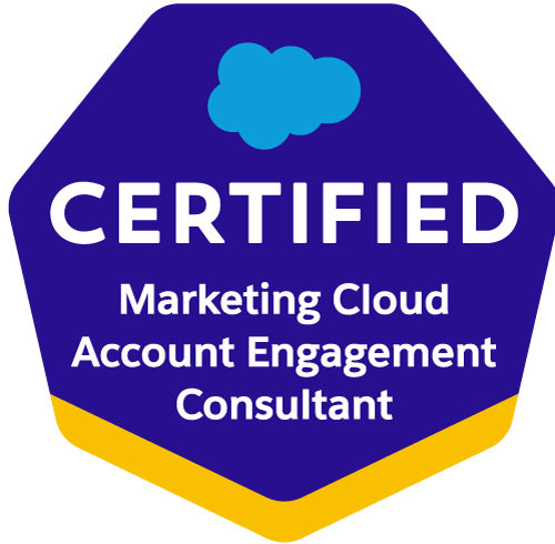 Salesforce Certified Marketing Cloud Account Engagement (Pardot) Consultant badge