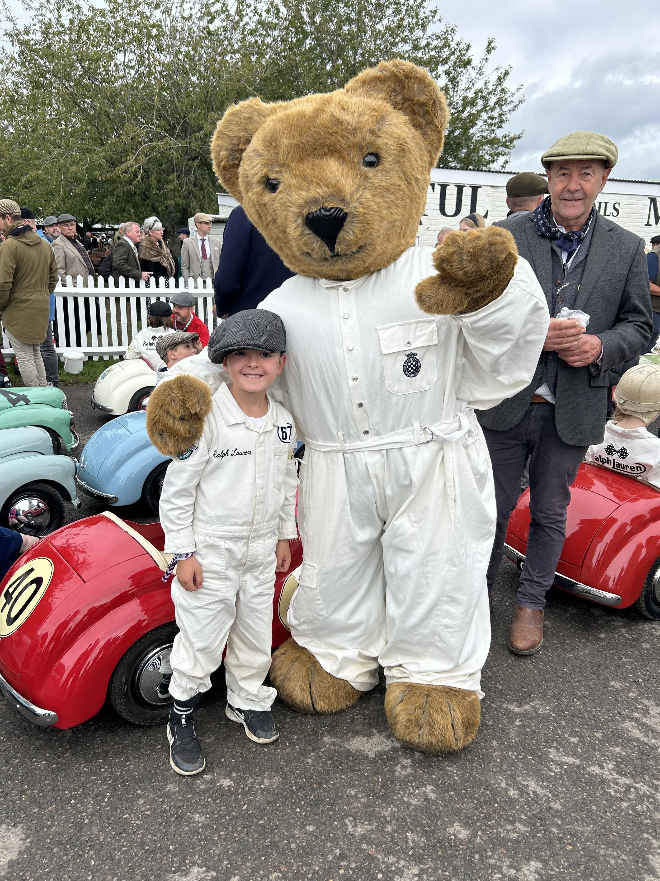 Emmerson with Ralph Lauren Bear