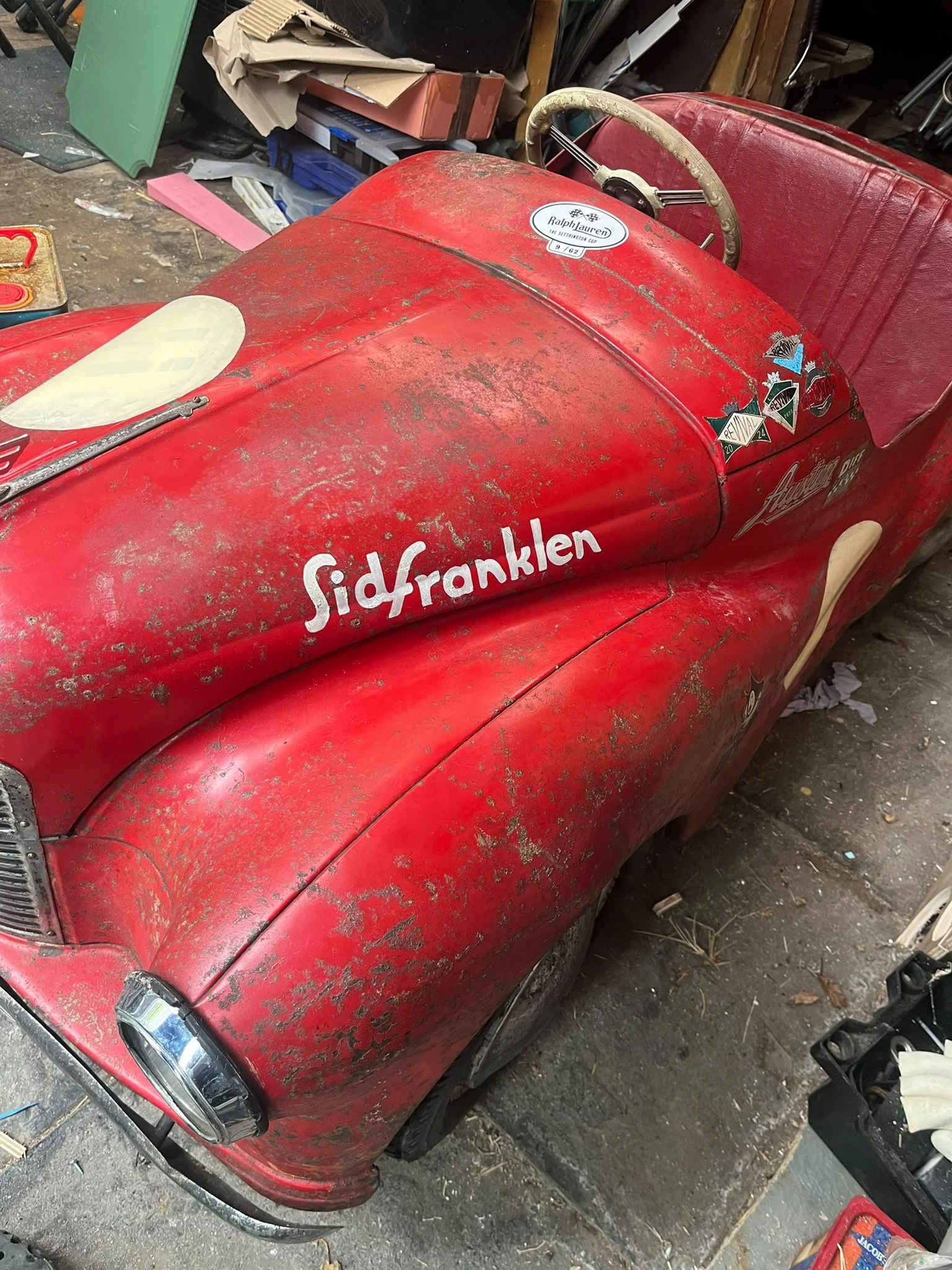 Austin - Sid Franklin Logo painted by Glen