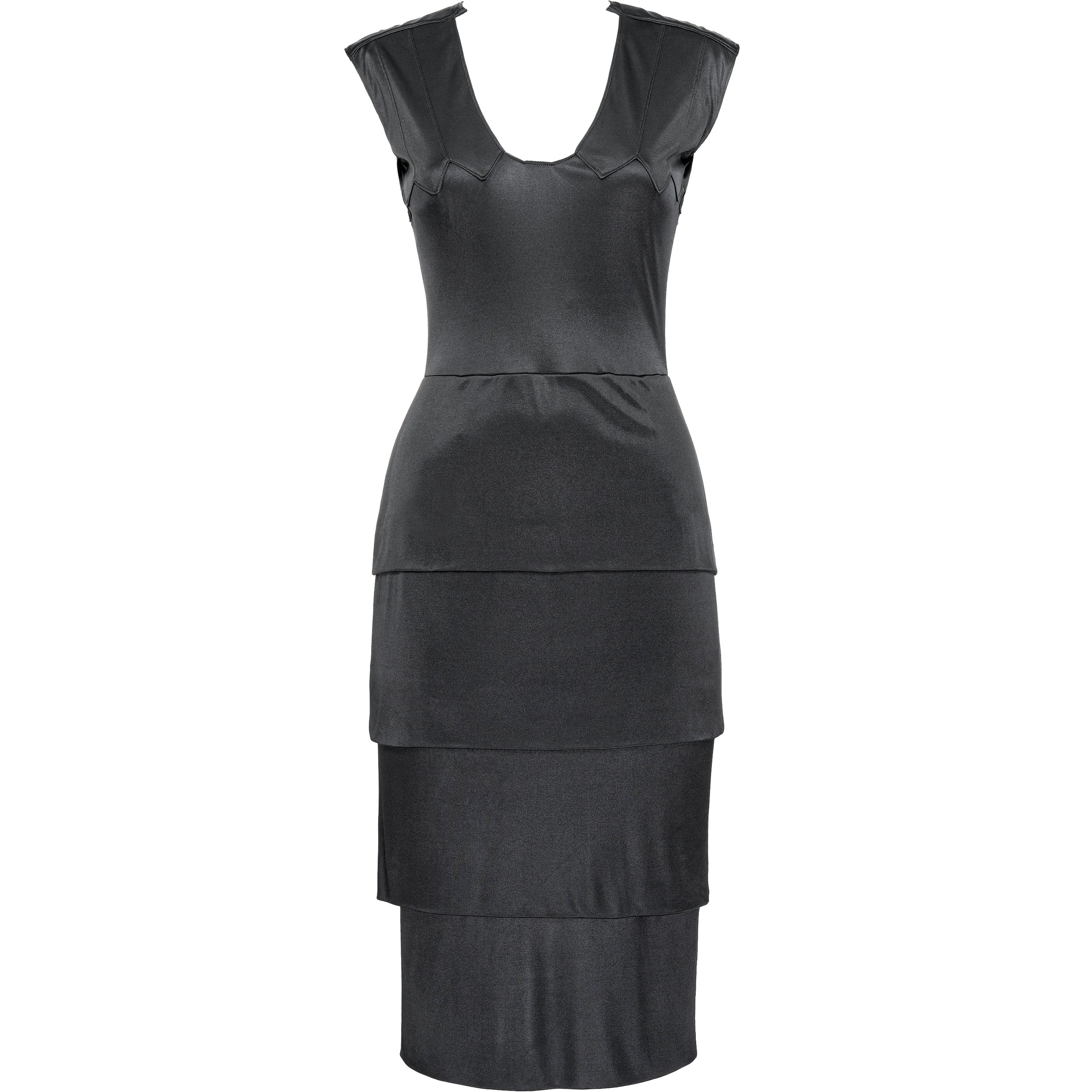 Yves Saint Laurent | Fall 2004 Satin Layered Dress