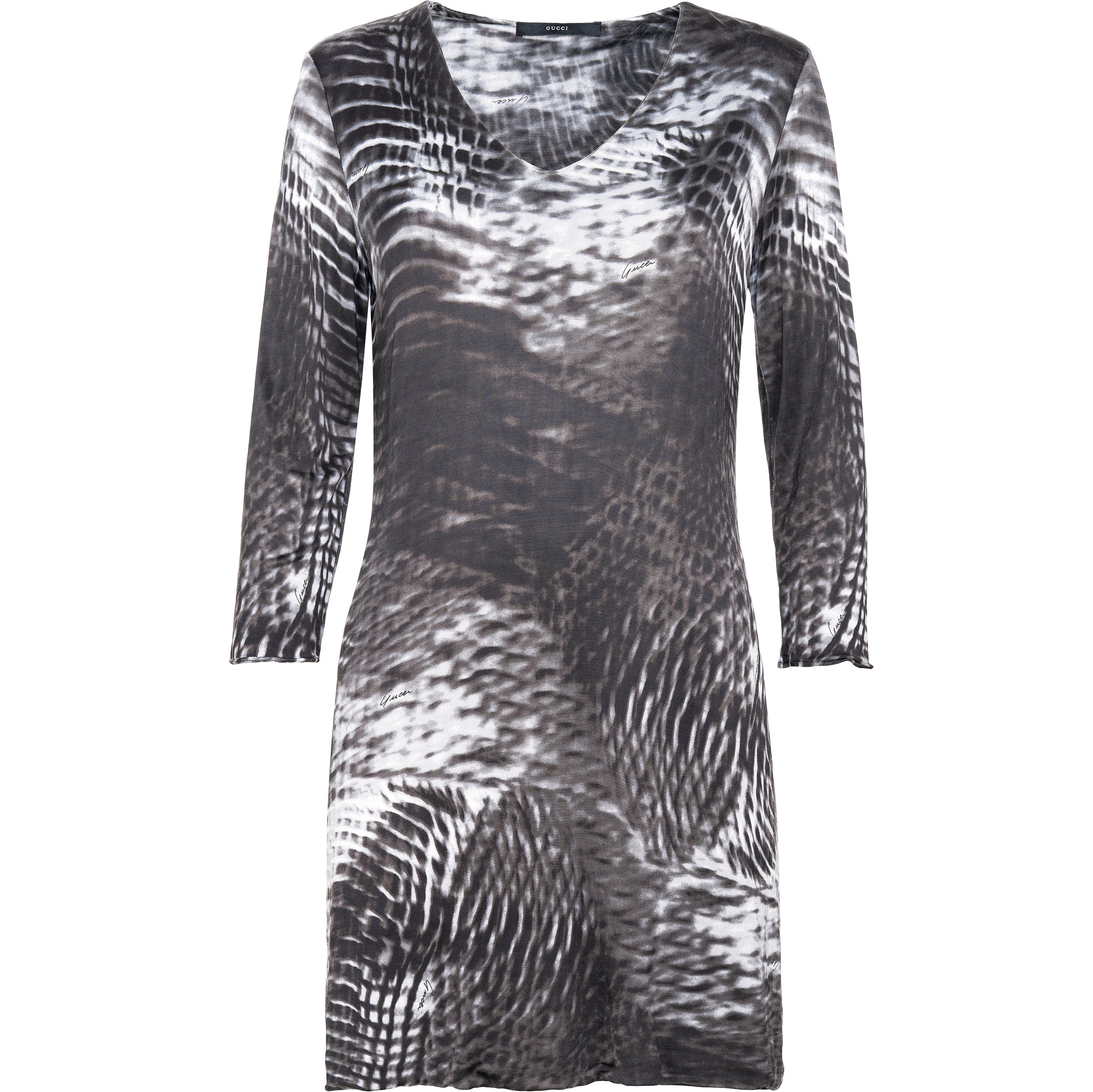 Gucci | Spring 2000 Runway Abstract Printed Dress