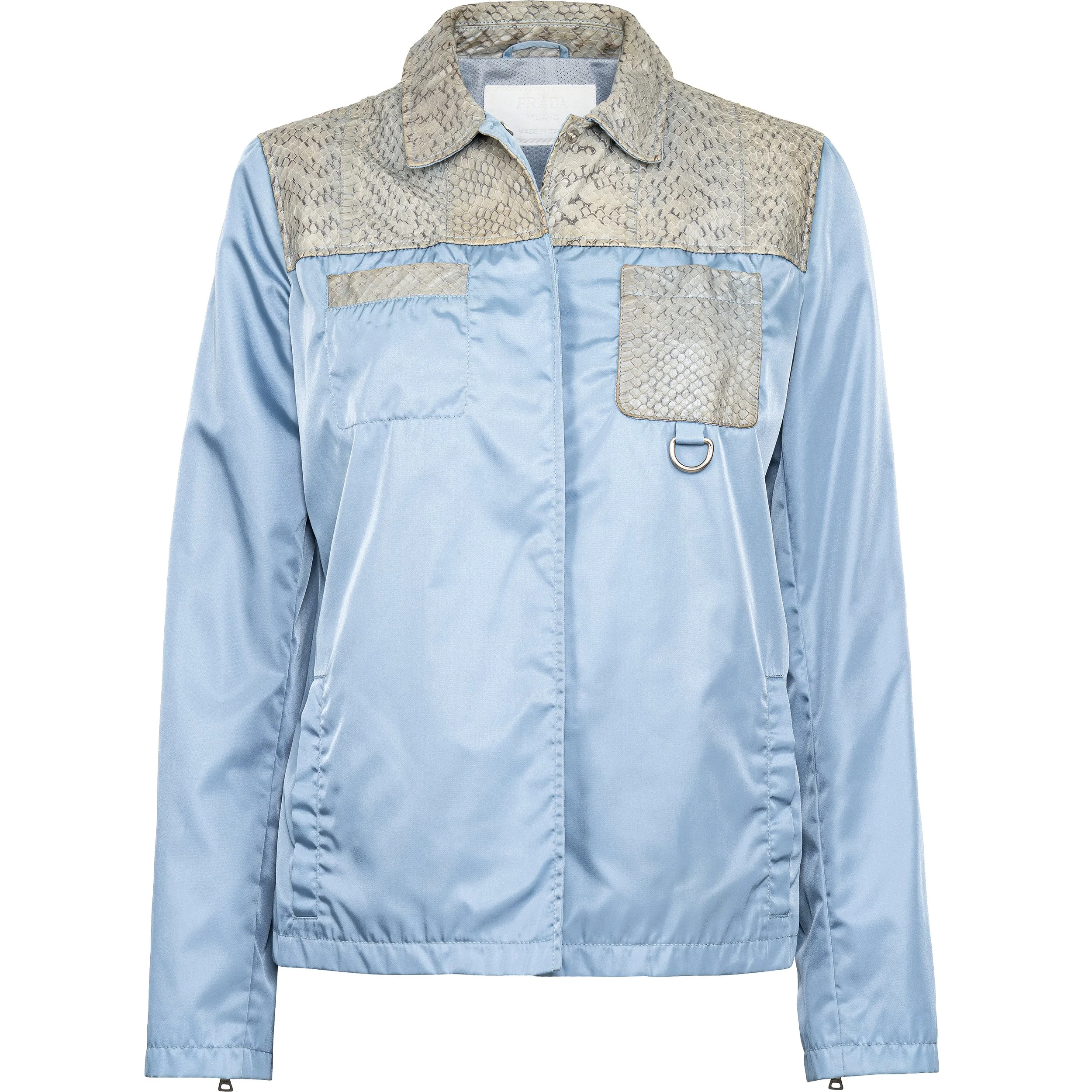 Prada | Fall 1999 Nylon Python Biker Jacket