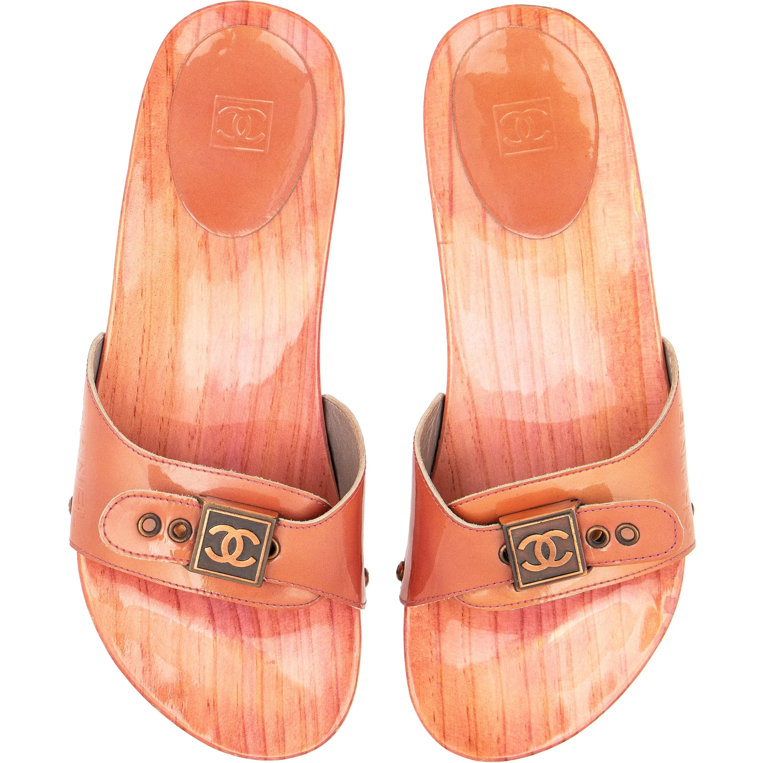 Chanel | Patent Leather Clogs