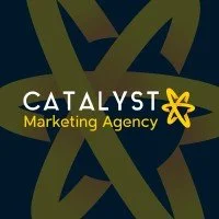 Logo for Catalyst Marketing Agency with a star icon.