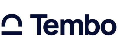 Tembo logo with a stylized elephant head outline and the word 'Tembo' next to it.
