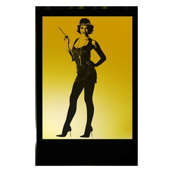 Flapper Girl Acrylic Silhouette.png