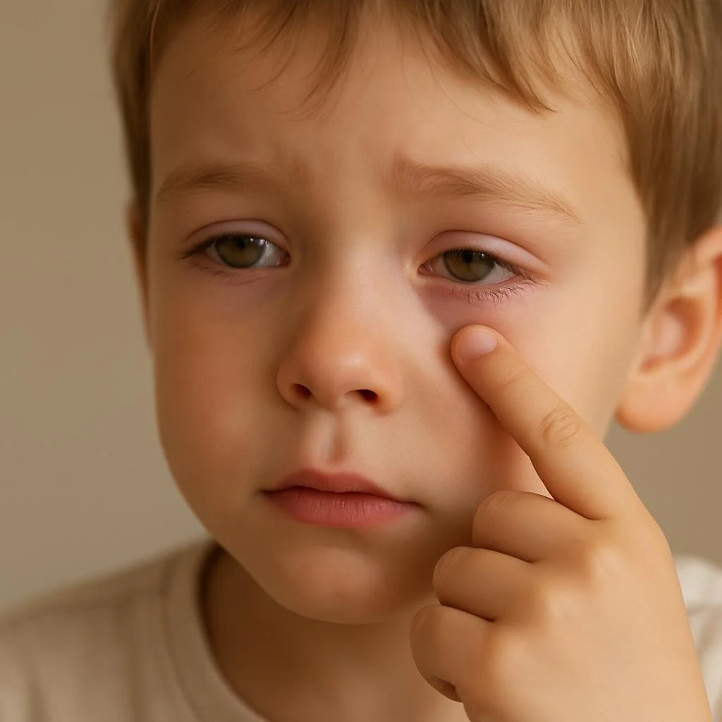 Que faire si un enfant se met un objet dans l’œil ?