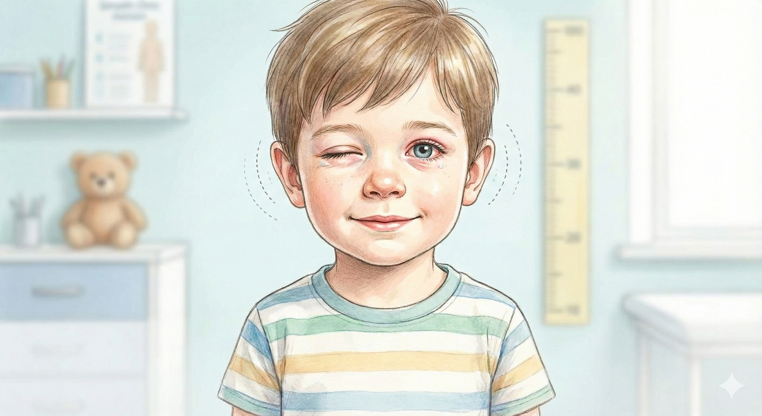 Pourquoi certains enfants clignent-ils beaucoup des yeux ?